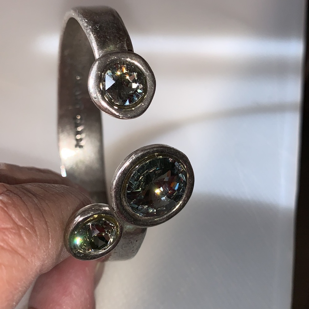 Avant Garde Paris Triple Crystal Cuff - Picture 5 of 5